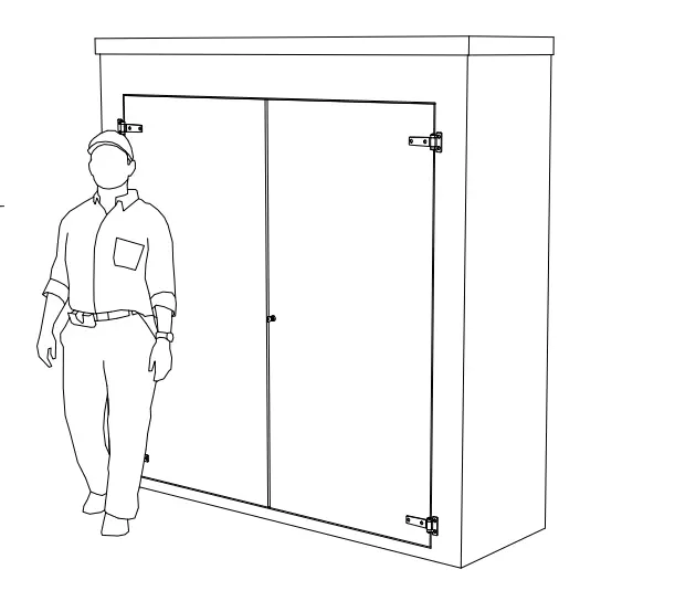 Walk-in GRP enclosures